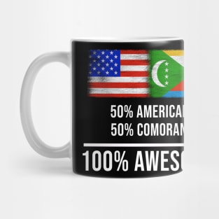 50% American 50% Comoran 100% Awesome - Gift for Comoran Heritage From Comoros Mug
